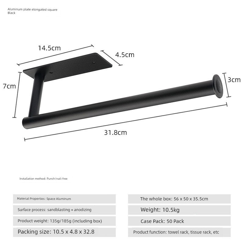 Kitchen Cabinet Roll Stand High-Grade Space Aluminum Alloy