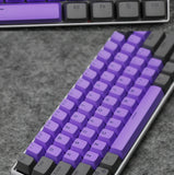 61 Key Set PBT Keycaps Ansi 60% Computer Gamer Mechanical Keyboard Cap Backlight OEM Miami DOLCH GK61 SK61 Anne pro 2 RK61 K617