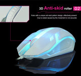 Gaming S1 Sports LED Luminous Backlit Wired Mouse USB Wired For Desktop Laptop Mute Office Computer Gaming Mouse