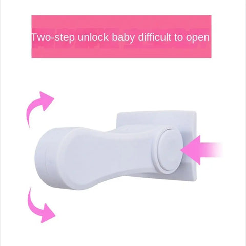 Door Lever Child Lock Cabinet Locks Baby Proofing Door Locks Deter Kids Opening Handle Baby Safety Equipment