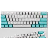 61 Key Set PBT Keycaps Ansi 60% Computer Gamer Mechanical Keyboard Cap Backlight OEM Miami DOLCH GK61 SK61 Anne pro 2 RK61 K617