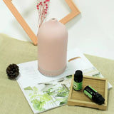 Ceramic Fragrance Diffuser Automatic Small Humidifier Hotel Air Fresher Essential Oil Diffuser Timing Colorful Lights