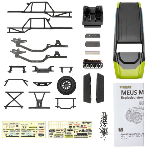 MEUS Racing MB24 Body 5.2in 132MM Axial Shell Body ABS+Nylon Carbon Fiber Frame For Axial SCX24 Bronco Deadbolt JLU B-17 C10