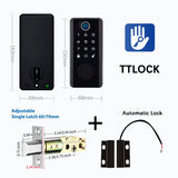 Digital Electronic Door Lock with Smart Fingerprint Password Rfid Card, Tuya Deadbolt Keyless Entry, Digital Biometric Locks