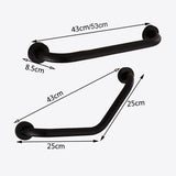 DOOKOLE Bathroom Grab Bar,Bathtub Arm Safe-Grip Bar Stainless Steel Shower Handle Wall Mount Handicap Grab Bars for Bathroom