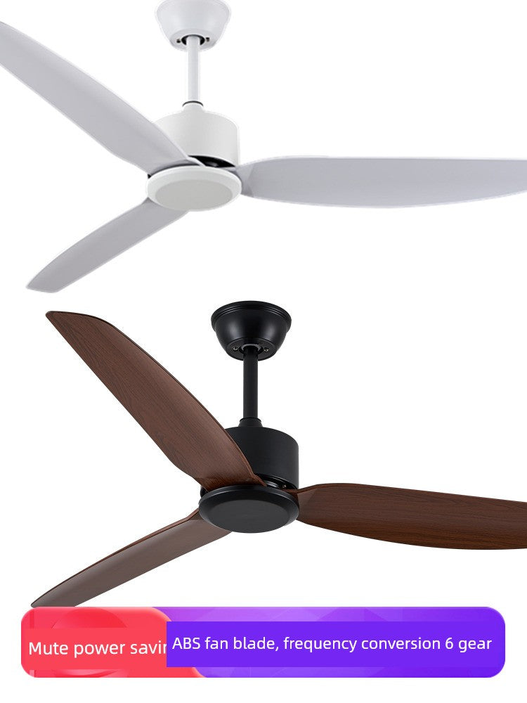 Large Wind Dining Retro Ceiling Fan Black Mute Remote Control Fan Living Room Home Commercial Restaurant Minimalist Electric Fan