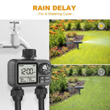 Newest 2-outlet Digital Water Timer Independent Programming Control Adjustable Sprinker Easy Installation Garden Lawn Irrigate