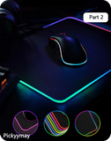 Sakura RGB Mouse Pad Gaming Mousepad LED Mouse Mat Keyboard Mat Anti-slip Best Choice Desk Pad XXL Luminous Desk Rug