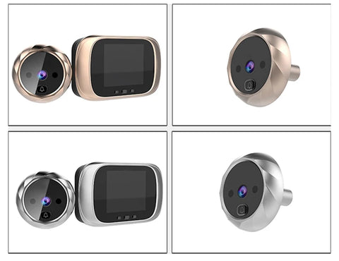 Digital Door Viewer Peephole Door Camera Doorbell 2.8-inch Night Vision Photo Shooting Digital Door Monitoring for Home Security