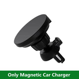 30W Magnetic Car Wireless Charger macsafe for iPhone 12 13 14 15 pro max mini Air Vent Car Phone Holder Stand Fast Car Charging