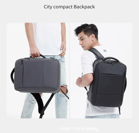 Men Large Capacity Backpack USB Charging Male Laptop Bagpack Waterproof Business Travel Back Pack Luggage Bag Mochila