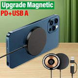 Magnetic 30W Wireless Charger Pad Stand for iPhone 15 14 13 12 11 Pro Max Airpods PD And USB A Phone Chargers Fast Charging Dock