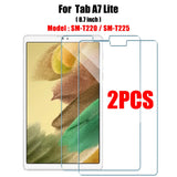 2PCS Tempered Glass Screen Protector for Samsung Galaxy Tab S8 Ultra Plus S6 Lite S7 Fe A7 Lite A8 S9 A9 Tablet Accessories Film