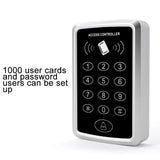 125KHz RFID Access Control Keypad EM Card Reader Support 1000 Users Door Access Control System Door Lock Opener Keyboard System