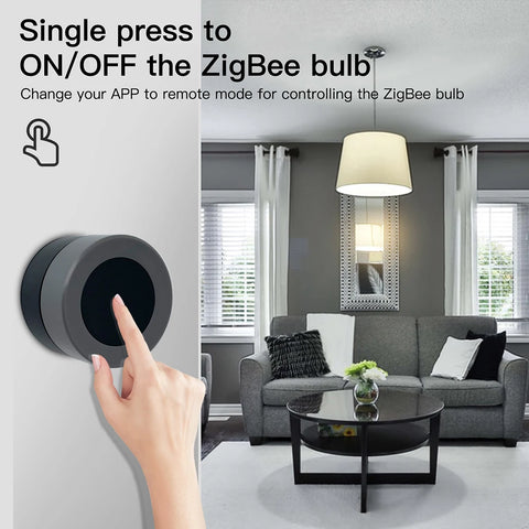 MOES Tuya ZigBee Smart Knob Switch Wireless Scene Switch Button Controller Battery Powered Automation Scenario Smart Life App