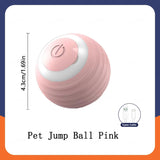 Smart Dog Toy Ball Electronic Interactive Pet Toy Moving Ball USB Automatic Moving Bouncing for Puppy Birthday Gift Cat Products