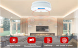 Carbon Monoxide Smoke Detector, CO and Smoke Alarm, Combination CO Alarm,Fire Alarm for Home and Kitchen, 2 in 1