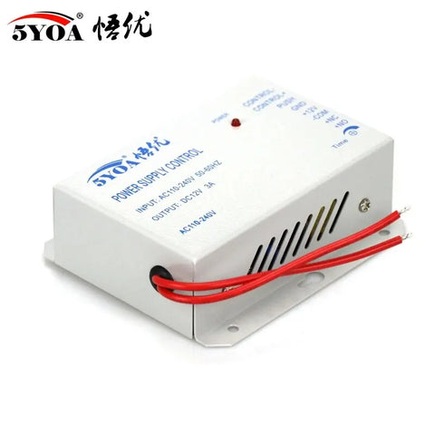 5YOA Power Supply DC 12V Door Access Control System Switch 3A 5A AC 90~260V For Electric Lock RFID Access Control System