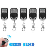 10/5PCS Smart Copy Duplicator 433mhz Remote Control 4 Button Electric Garage Door Gate Remote Cloning 433.92 MHz Transmitter