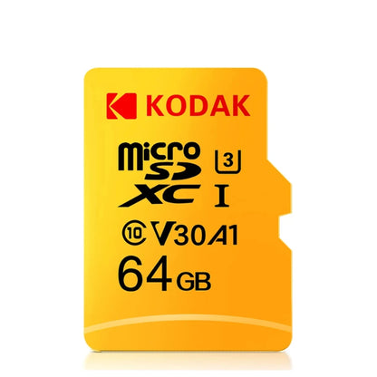 KODAK Micro SD Card Driving Recorder 64GB Memory Card For Mobile Phone PC Earphone Speaker HD Camera