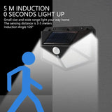 100LED Solar Wall Lamp