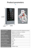 TTLOCK K3/K3F Fingerprint Access Control Door System Opener for Intercom Nfc Bluetooth Electric Gate Keypad 13.56Mhz RFID Card