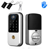 Smart Deadbolt lock of TTLOCK bluetooth APP Fingerprint Door Lock, Keyless Entry Door Lock Door Digital Electronic Lock for home