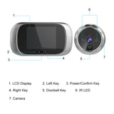 Digital Door Viewer Peephole Door Camera Doorbell 2.8-inch Night Vision Photo Shooting Digital Door Monitoring for Home Security