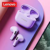 Choice Lenovo LP40 Plus Wireless Bluetooth V5.3 Earphones Low Latency Gaming Sports Earbuds Mini Light Weight Headphones