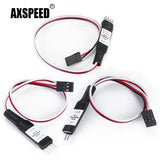 AXSPEED RC Receiver Lights Switch On/off Control Electronic Switch for Axial SCX24 Deadbolt C10 Gladiator Bronco 1/24 RC Car