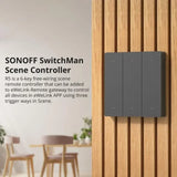 SONOFF SwitchMan R5 Wireless WiFi Scene Controller 6-Key Wall Switch EWeLink-Remote Control Smart Home With Alexa Google Home