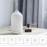 Ceramic Fragrance Diffuser Automatic Small Humidifier Hotel Air Fresher Essential Oil Diffuser Timing Colorful Lights