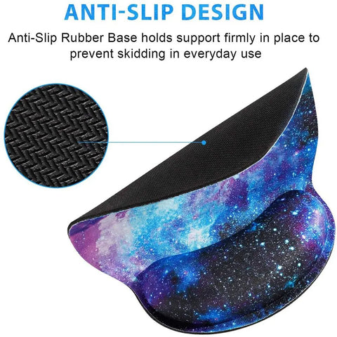 Silicone Wrist Rest Mouse Pad Ergonomic Hand Support Non Slip Gaming Mice Mat Soft Mousepad For Desktop PC Laptop Computer