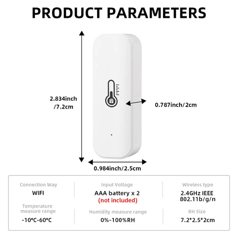 Tuya Zigbee/WiFi Temperature &amp; Humidity Sensor