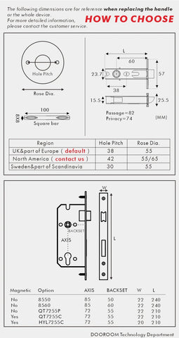 Dooroom Brass Door Lever Set Knurled Privacy Passage Dummy Thumbturn Lock Handle Set Knurled Hardware