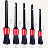 1pcs/5pcs Detailing Brush Set Car Brushes Car Detailing Brush For Auto Cleaning Dashboard Air Outlet Wheel Wash Maintenance Tool