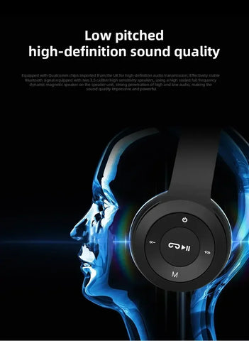 Stereo Headset 5.0 Bluetooth Headset Gamer Headphones Gaming Earbuds With Mic For Pubg PS4 CSGO Casque Phone Tablet Laptop Game