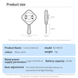 Anti Candid Camera Detector Portable Security Protection for Hotel Locker Room Public Bathroom Pinhole Hidden Lens Detect Gadget