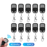 10/5PCS Smart Copy Duplicator 433mhz Remote Control 4 Button Electric Garage Door Gate Remote Cloning 433.92 MHz Transmitter