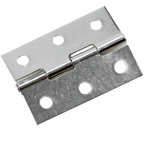 10pcs Stainless Steel Door Hinges Cabinet Doors Windows Wooden Box Flat Hinge Home Furniture Hardware Accessories