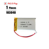 Lipo Battery 3.7V  Polymer Lithium Battery For PS4 Humidifiers GPS Navigation Devices Smart Wearable Locator Bluetooth Speaker