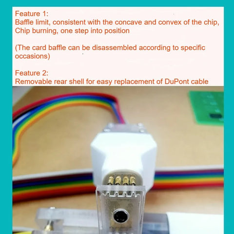 New Arrivals 1pc Sop8 wson chip download burn write probe spring needle flash eeprom chip burner cable