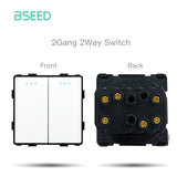 BSEED Mechanical Button Switches TV ST CAT5 RJ45 Plug Type-c USB EU French Power Sockets DIY Function Parts  Free Combination