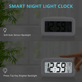 LED Digital Alarm Clock Backlight Snooze Data Time Calendar Desktop Multifunction Electronic Backlight Table Clock