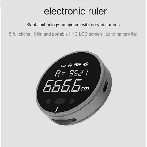 Mini Electronic Ruler & Tape Measure | High Definition Digital LCD