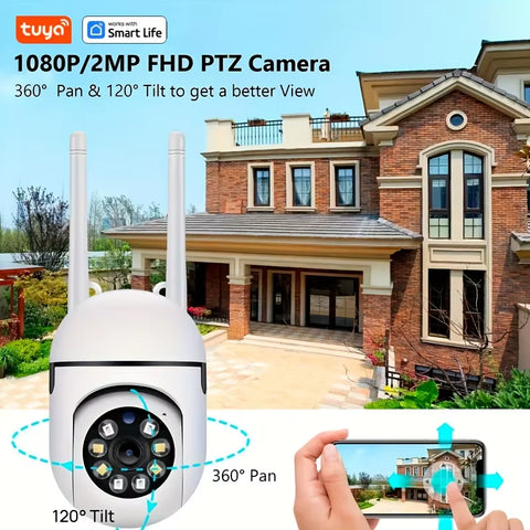 Tuya Smart 2.4G Wifi Indoor Camera Smart Home Security Video Surveillance Supprt Two Way Audio Mobile Motion