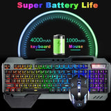 LexonElec Wireless Gaming Keyboard and Mouse Combo