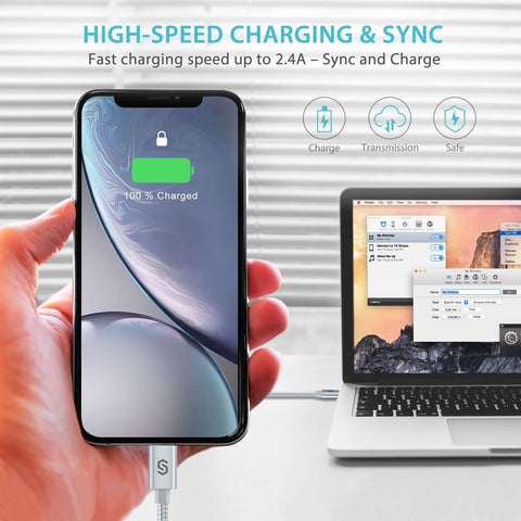 Syncwire Nylon-Braided Lightning Cable – Unleash the Power of Connection