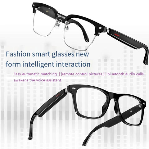 E13 Bluetooth Smart Glasses with Automatic Adjustment Wireless Bluetooth Headset anti Blue Light Sunglasses Man Woman Waterproof