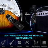 Wireless Guitar System Guitar Wireless Transmitter Receiver 2.4Ghz Rechargeable Wireless Audio System (WS-100)